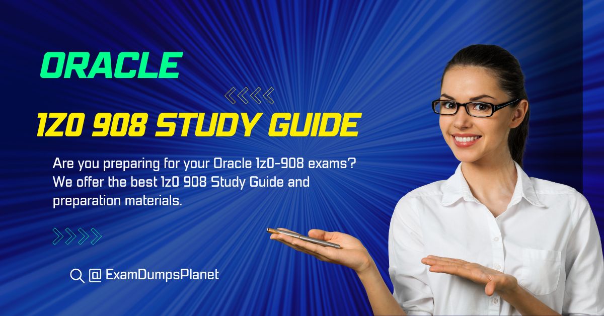 1z0 908 Study Guide