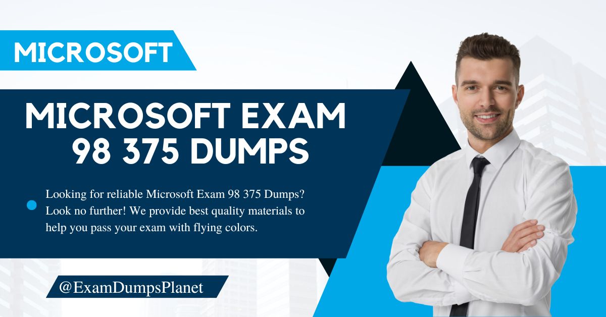 Microsoft Exam 98 375