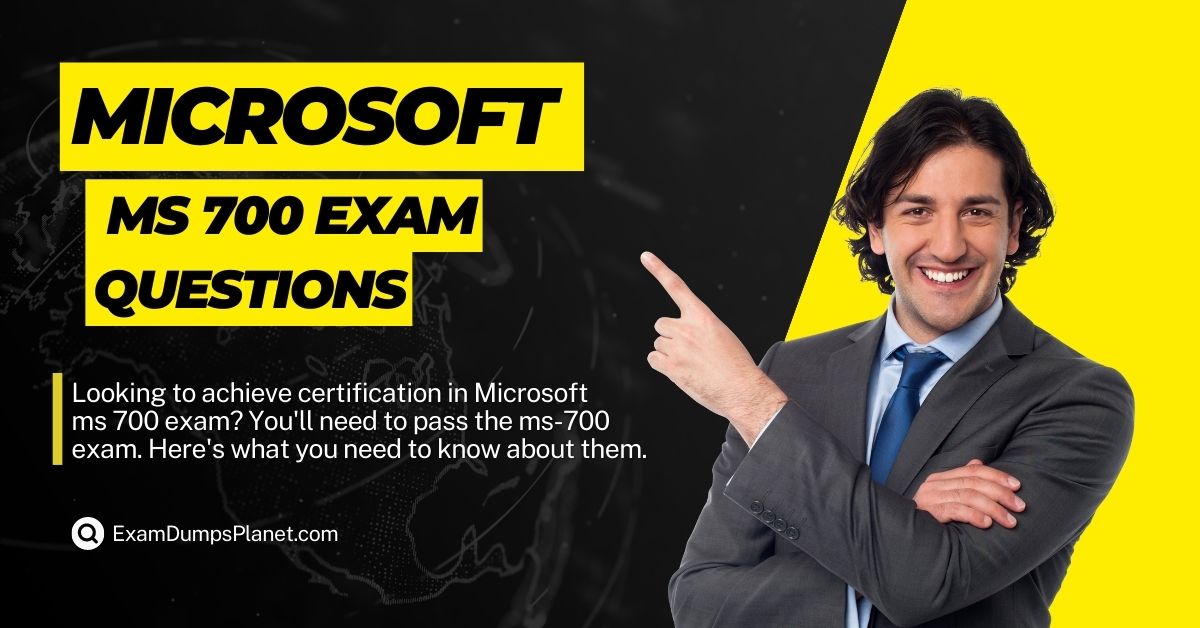 Microsoft ms 700 exam