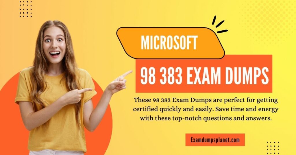 98 383 Exam Dumps