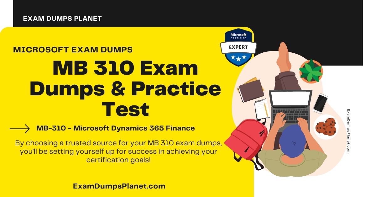 MB 310 Exam Dumps