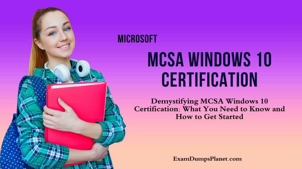 MCSA Windows 10 Certification