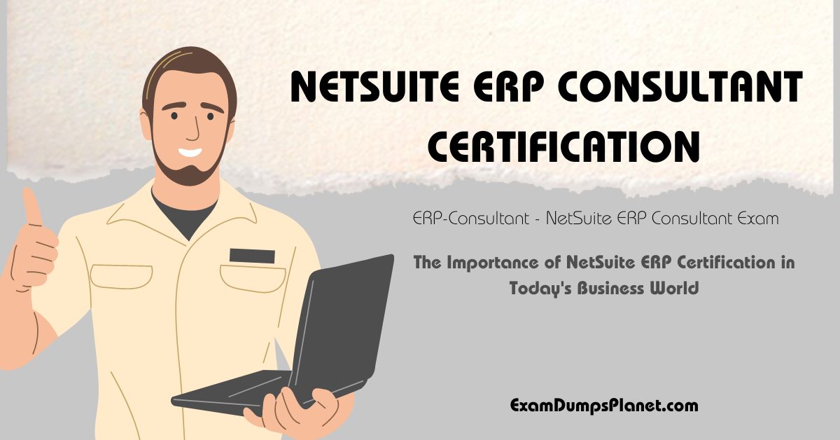 NetSuite ERP Certification